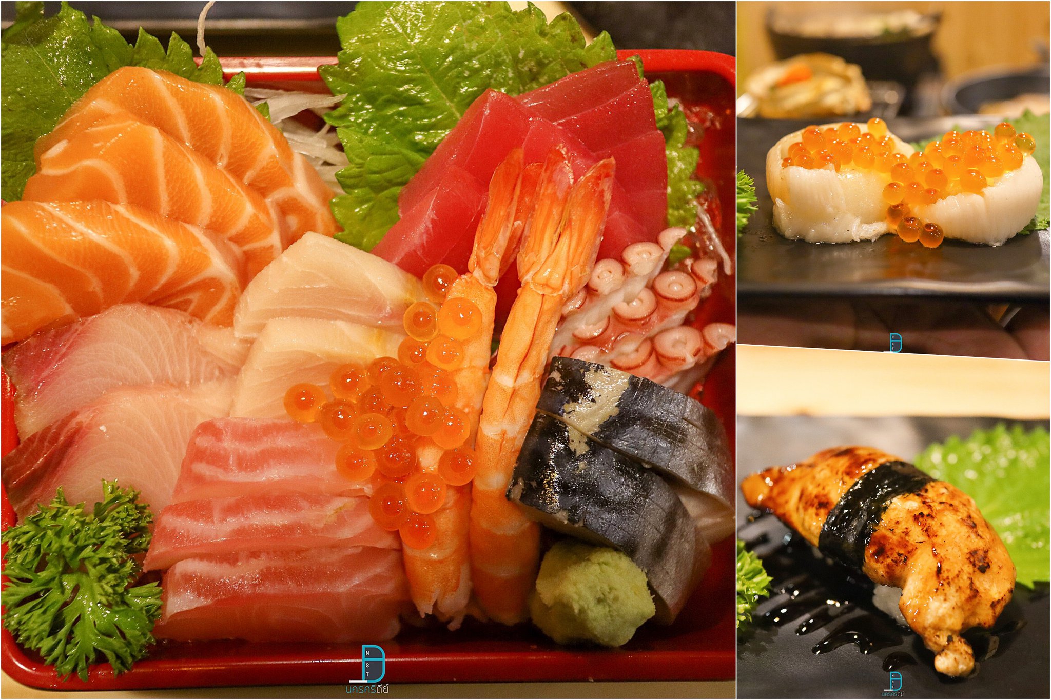  3.-มาต่อกันด้วยร้านอาหารญี่ปุ่นสุดฮิต-ถือว่าเป็นเจ้าแรกของเมืองนครกันเลย-นั่นก็คือร้าน-Ginza-Izakaya-ขอบอกว่าเมนูมีเยอะมาก-ร้านนั่งชิวๆสบายๆ-รสชาติเด็ดเลยล่ะครับ ของกิน,ร้านอร่อย,ร้านอาหาร,อาหารญี่ปุ่น,อาหารเกาหลี,บุฟเฟ่ต์
