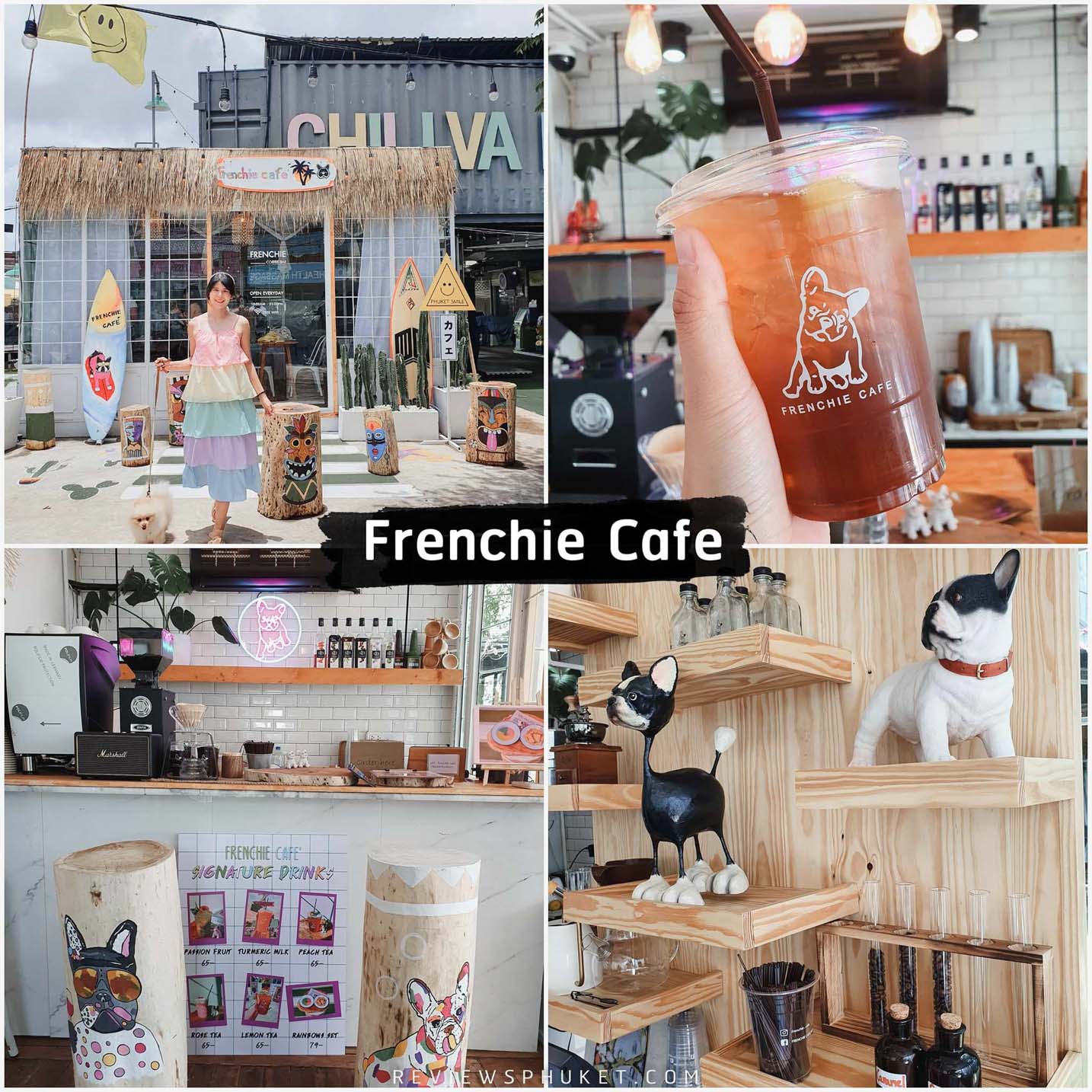 Frenchie-Cafe -ร้านน่ารักสไตล์น้องหมาา ภูเก็ต,ที่พัก,โรงแรม,รีสอร์ท,สถานที่ท่องเที่ยว,ของกิน,จุดเช็คอิน,ที่เที่ยว,จุดถ่ายรูป