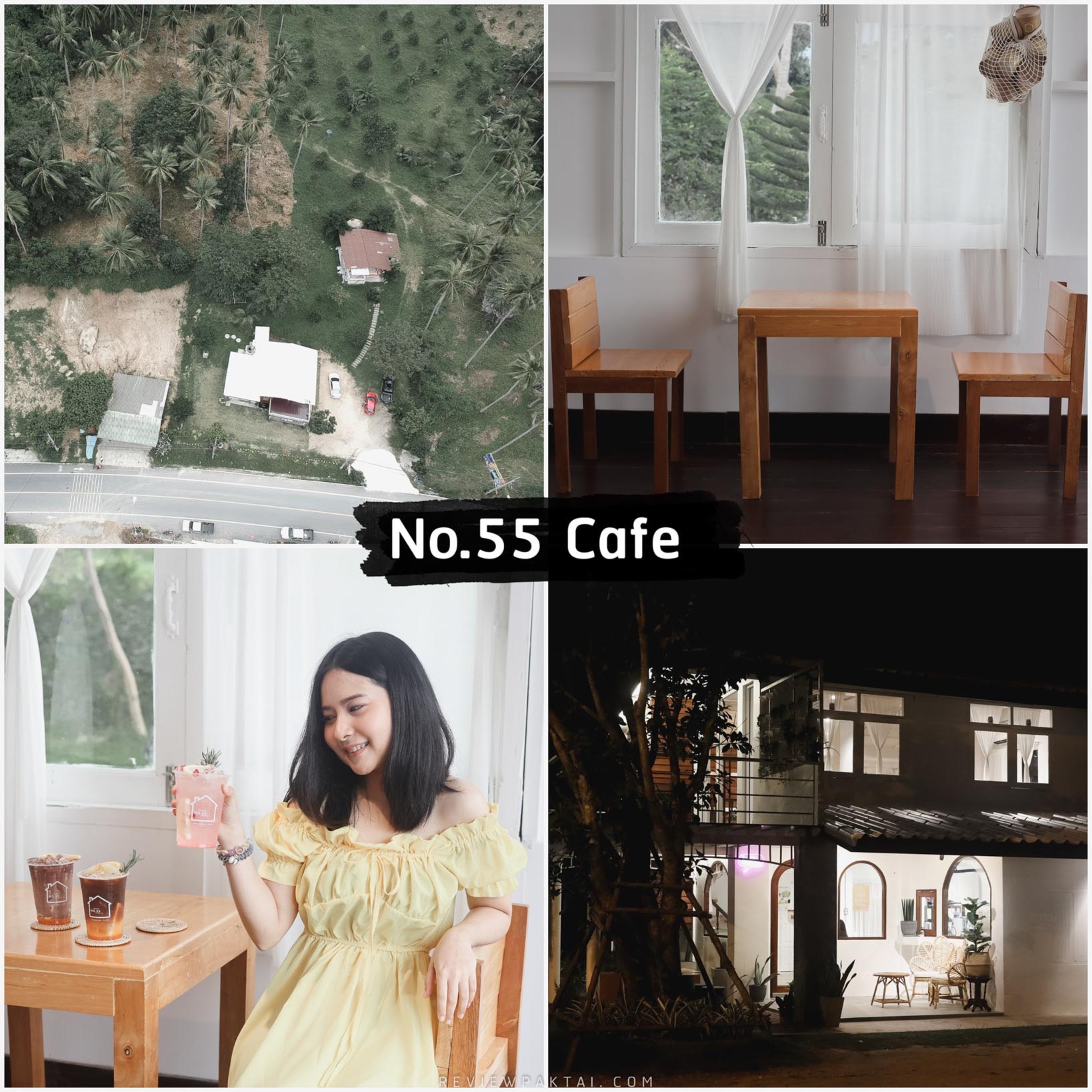 No.55-Cafe -คาเฟ่เปิดใหม่ริมทะเลขนอม-สไตล์มินิมอล-สีขาวล้วนนน-- คาเฟ่,นครศรีธรรมราช,2021,จุดกิน,ของกิน,วิวหลักล้าน,ร้านกาแฟ