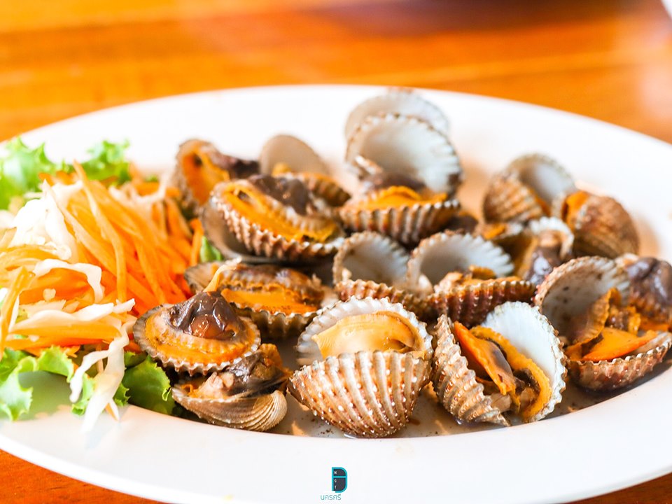  หอยแครงตัวใหญ่ๆ-กินกับน้ำจิ้มซีฟู๊ดดด-แซ่บบ
 ครัวทะเล,หาดบ่อนนท์,ของกิน,อาหารทะเล,ร้านซีฟู๊ด,ท่าศาลา,หาดท่าสูง