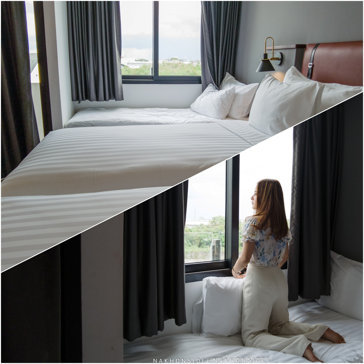 ห้องพักแบบ-Triple -มี-3-เตียงกันเลยทีเดียว-สะดวกสบายมากๆครับ
 hotel,scarlett,nakhonsi,ที่พักเปิดใหม่,ใจกลางเมือง